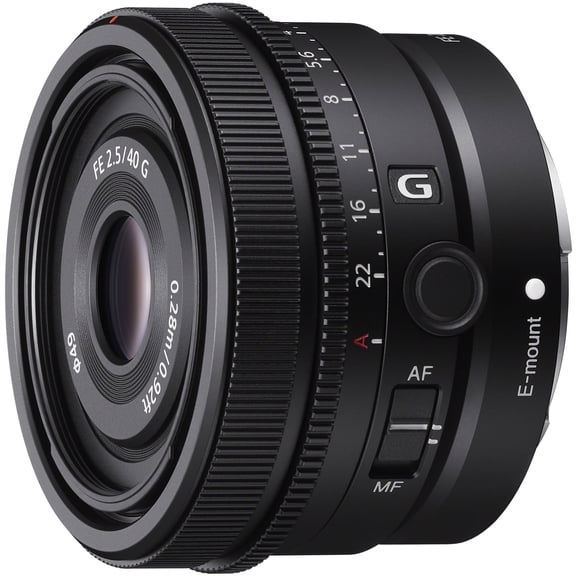 Sony FE 40mm F2.5 G Full Frame Ultra Compact Prime G Lens for E-Mount SEL40F25G