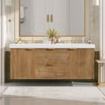 thumbnail image 2 of Taoruifang 59.3″ Floating Double Bathroom Vanity with SMC Top & Soft-Close, 2 of 19