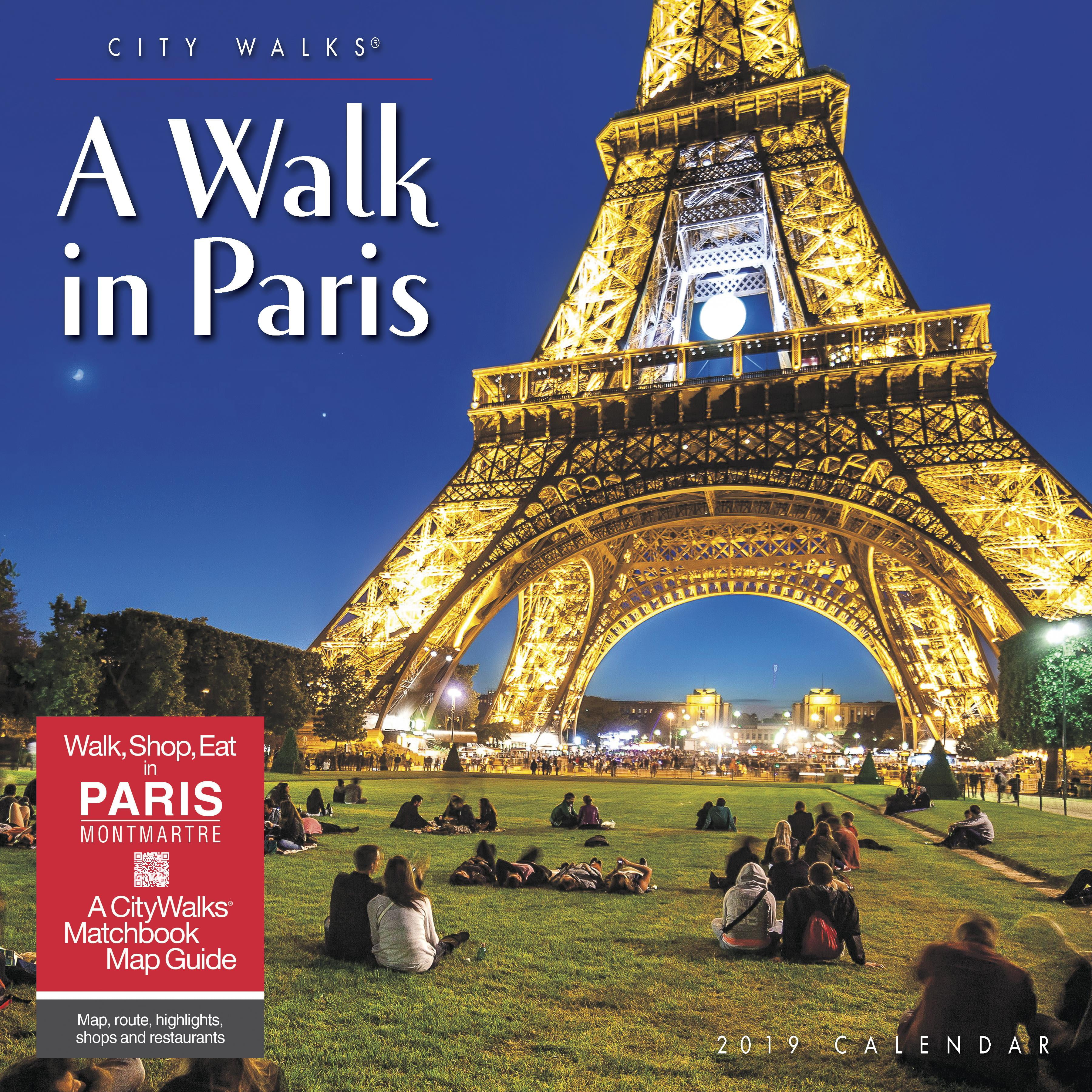 A Walk in Paris 2019 Wall Calendar (Other)