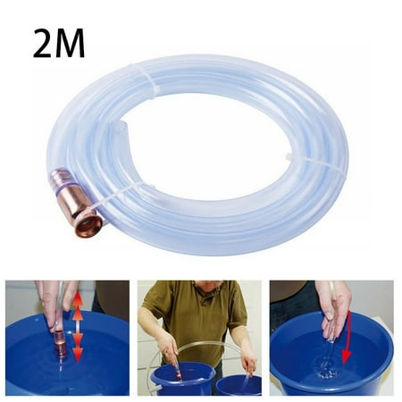 

Goodhd 2M Safety Self Priming Copper Siphon Syphon Jiggler Hose For Fuel Oil Water