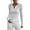 White, variant on Women's Ribbed Texture V-Neck Long Sleeve Top, Slim Fit Casual Blouse, Soft Stretch Comfort Wear, Fashion Basic Tee, Versatile Everyday Shirt, Second Skin Feel Pullover White S