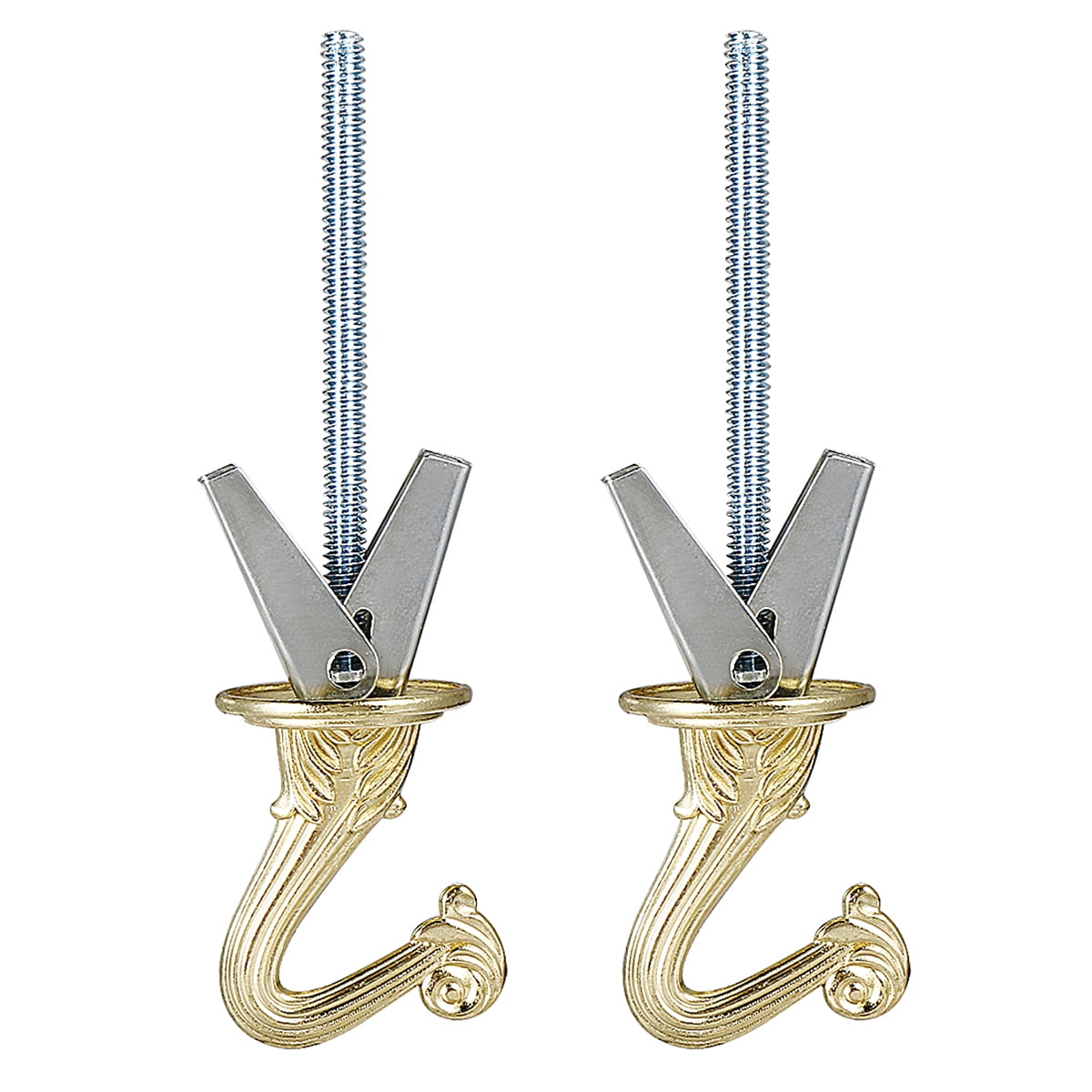 Uxcell Swag Hook Kit Brass Finish Plant Hanging Ceiling Hook 2 Pack