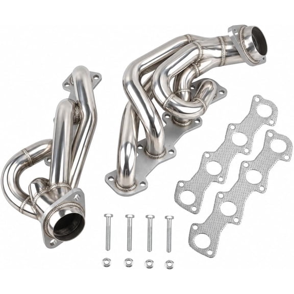 Exhaust Headers Compatible with Ford F150 F250 EXPEDITION V8 5.4 1997-2003