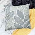 thumbnail image 2 of BANET  Throw Pillow Cases Cozy Fleece Falling Dahlia Floral Flowers Petals Decorative Cushion Covers for Couch Bed Sofa Farmhouse Decoration White, 2 of 5