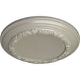 thumbnail image 3 of Ekena Millwork 12 1/2"OD x 1 1/2"P Carlsbad Ceiling Medallion (Fits Canopies up to 7 7/8"), Hand-Painted Pearl White, 3 of 7