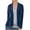 Blue, variant on Womens Casual Velvet Blazer Jackets Long Sleeve Lapel Buttons Open Front Work Suits Trendy Solid Color Regular Fit Lightweight Fall Business Cardigan Jacket