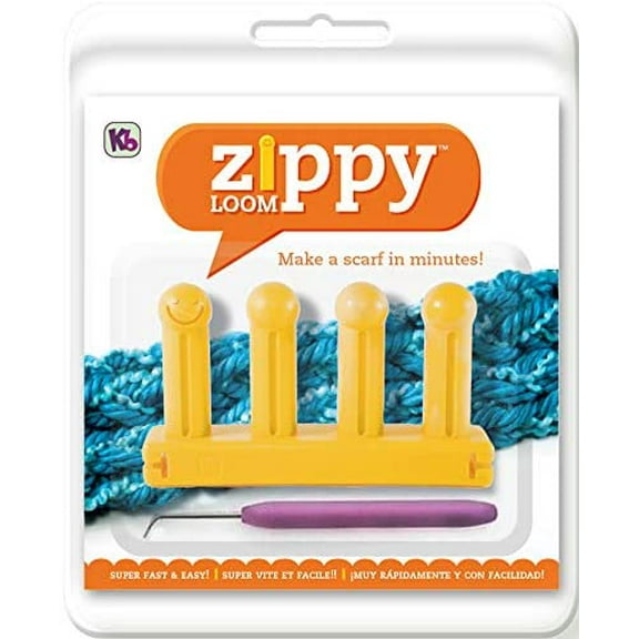 Authentic Knitting Board Zippy Loom, Jumbo Peg Knitting Loom