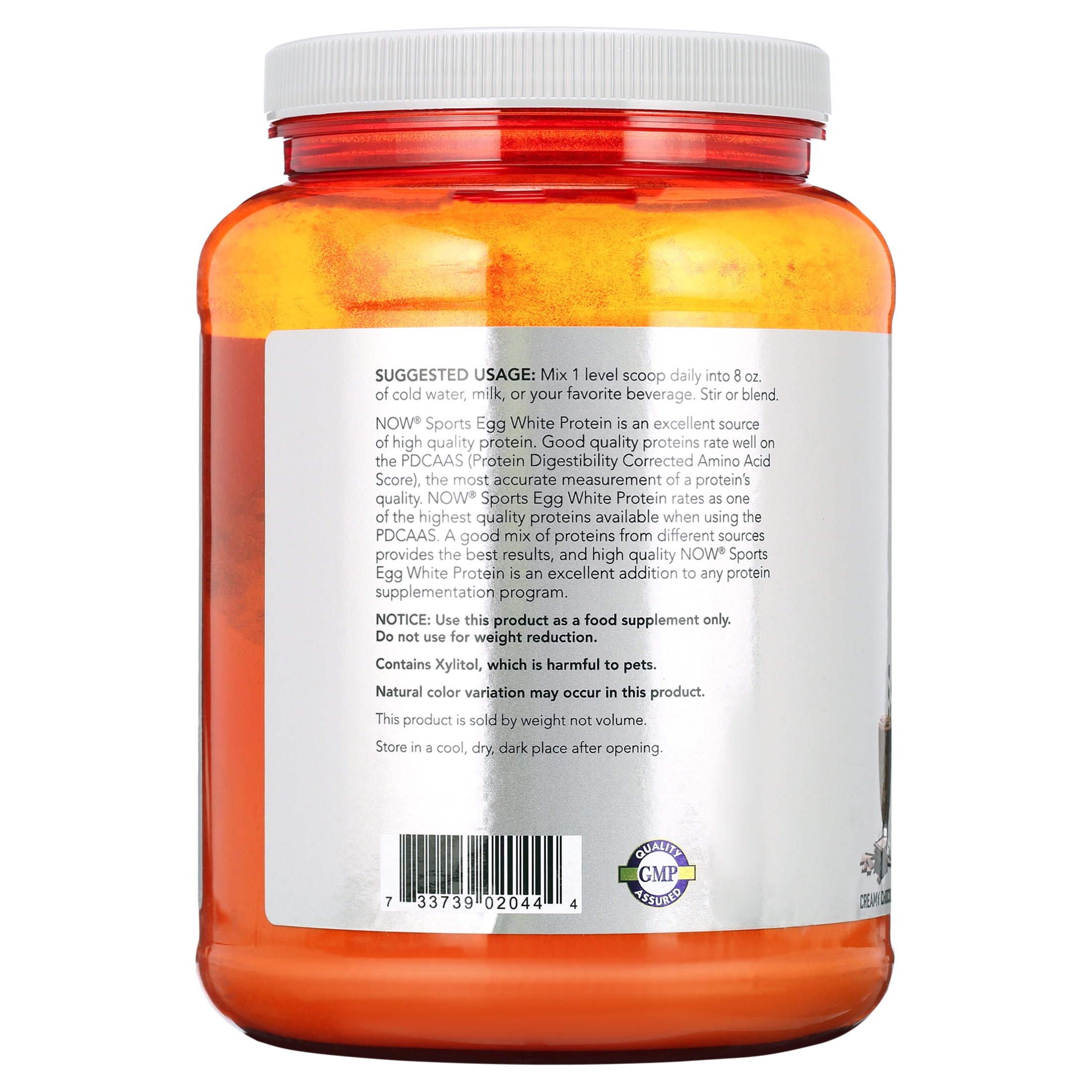 NOW Foods - NOW Sports Egg White Protein Powder Creamy Chocolate - 1.5 lbs.