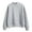 Gray, variant on LEAVINGSUO Long Sleeve Tops Women Color Turtleneck Long Sleeve Plus Velvet Sweatshirt