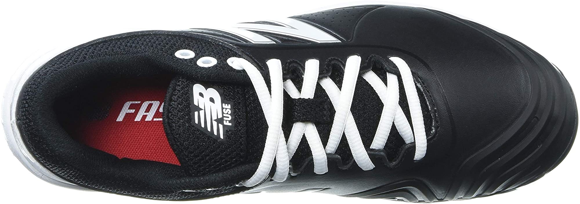 Fuse V2 Metal Softball Shoe, Black 