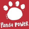 thumbnail image 2 of Men's Turning Red Panda Power Paw Print  Graphic Tee Red Heather X Large, 2 of 5