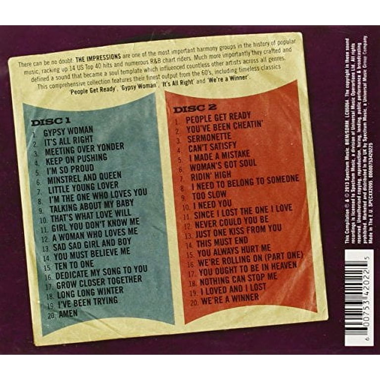 【中古】「非常に良い」［CD］People Get Ready: the Best of Curtis Mayfield's Im Curtis Mayfield - People Get Ready: Best of - Music & Performance