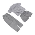 thumbnail image 2 of Conjunto de Pijama Nikou de 3 Piezas para Mujer a Cuadros con Estampado de Oso de Dibujos Animados, 2 of 9