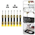 thumbnail image 3 of MYG 7pcs T3-T10H Hexagon Torx Screwdriver With Hole Screwdriver Removal Tool, 3 of 10