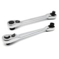 thumbnail image 2 of Mini Dual-use Ratchet Socket Wrench Screwdriver Interface Double-headed Spanner  dual-use double-headed mini Ratchet Socket Wrench mini convenient Remove screws workshop home, 2 of 8