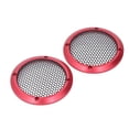 thumbnail image 1 of 2Pcs Speaker Grill Protector, Car Speaker Subwoofer Guard Protector with 8 Screws, Protective Speaker Cover Mesh, 1 of 7