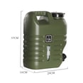 thumbnail image 4 of Depósito De Agua Tanque de agua de conducción de 12/18 l sin BPA con cantimplora de agua Spigot para senderismo escalada Sywqhk Para Estrenar, 4 of 8