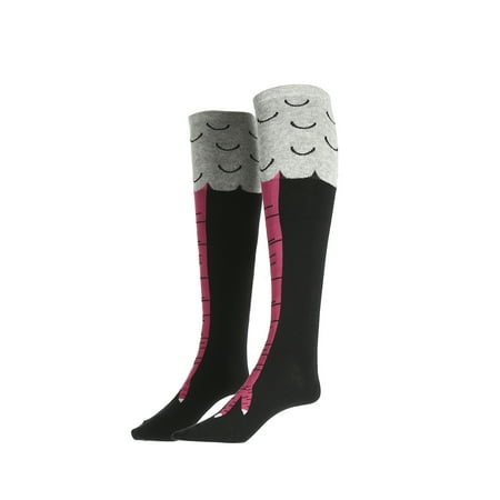 

Binpure Women Chicken Foot Print Warm Thigh High Over/Knee Length Socks