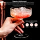 thumbnail image 5 of Set de 4 Copas Bluelander, Copas de Cristal, Capacidad de 280 ml, Diseño de Líneas, 5 of 6