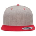 thumbnail image 3 of Yupoong Mens la Casquette Classique Premium Snapback 2 Tons, 3 of 3