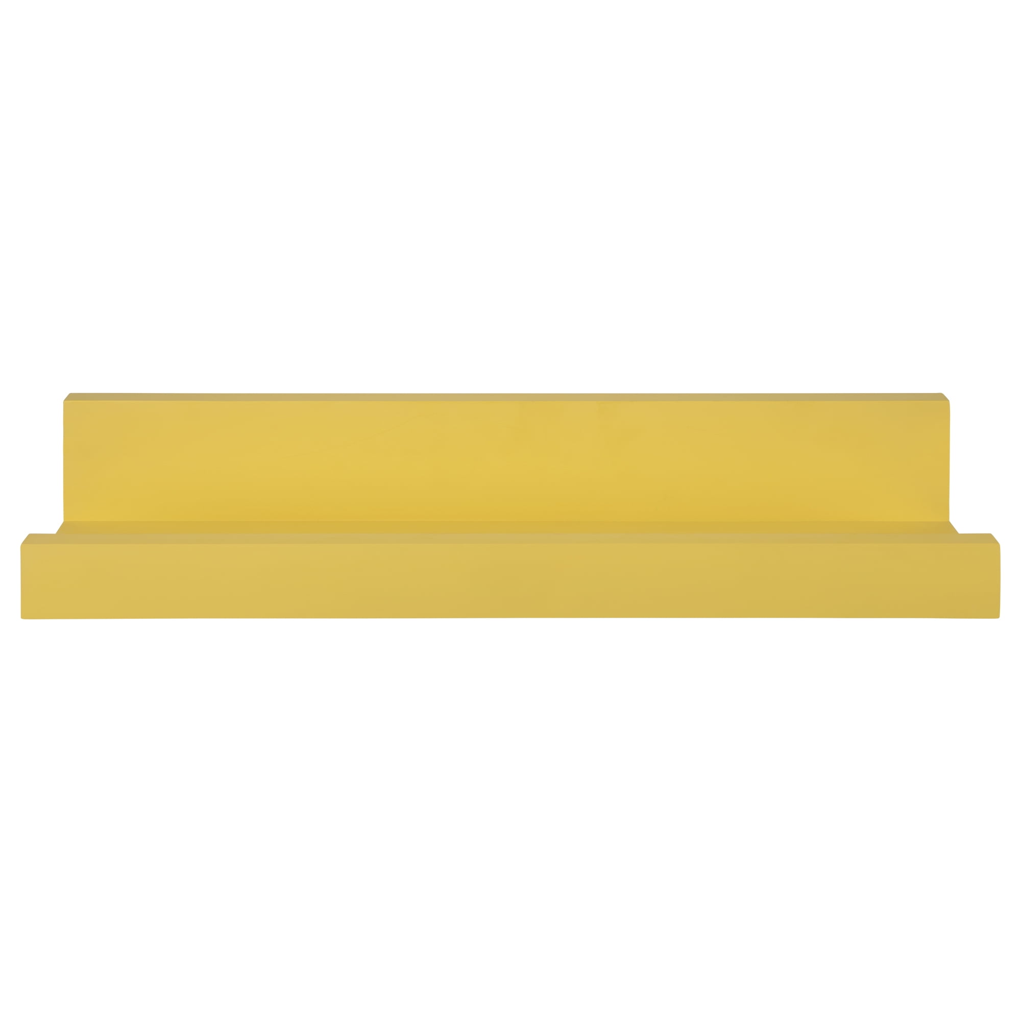 Stratton Home Decor Floating Wall Shelf in Yellow