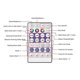thumbnail image 3 of 5X DC12-24V 28 Teclas RF Controlador WiFi APP MúSica Control Remoto de Voz para WS2812B WS2811 RGB Tira de Luces LED Atenuador de Hogar, 3 of 4
