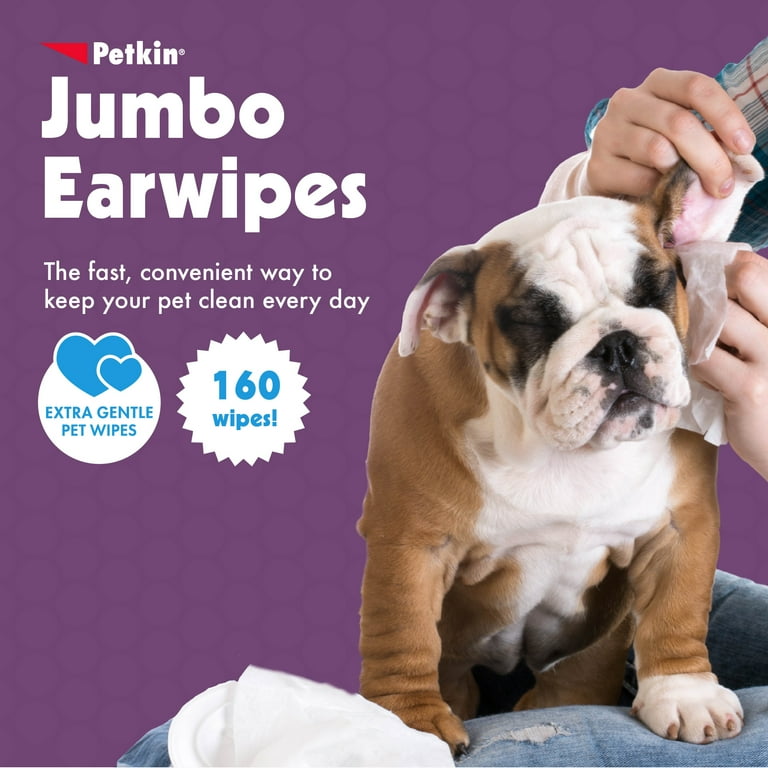Petkin top ear wipes