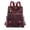 Wine, variant on CAIXIA Mesh Backpack with Multi-Pockets First Day Of School Simple Modern Backpack Portable Cute Book Bag Travel, Work, Office, Business