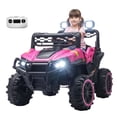 thumbnail image 1 of Buggy Eléctrico Infantil YEI Blaze Rosa con 2 Motores, Control Parental, Luces LED, Música Bluetooth, Velocidad 5 km/h, Soporta 30 kg, Ideal para Exterior, 1 of 8