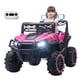 thumbnail image 1 of Buggy Eléctrico Infantil YEI Blaze Rosa con 2 Motores, Control Parental, Luces LED, Música Bluetooth, Velocidad 5 km/h, Soporta 30 kg, Ideal para Exterior, 1 of 8