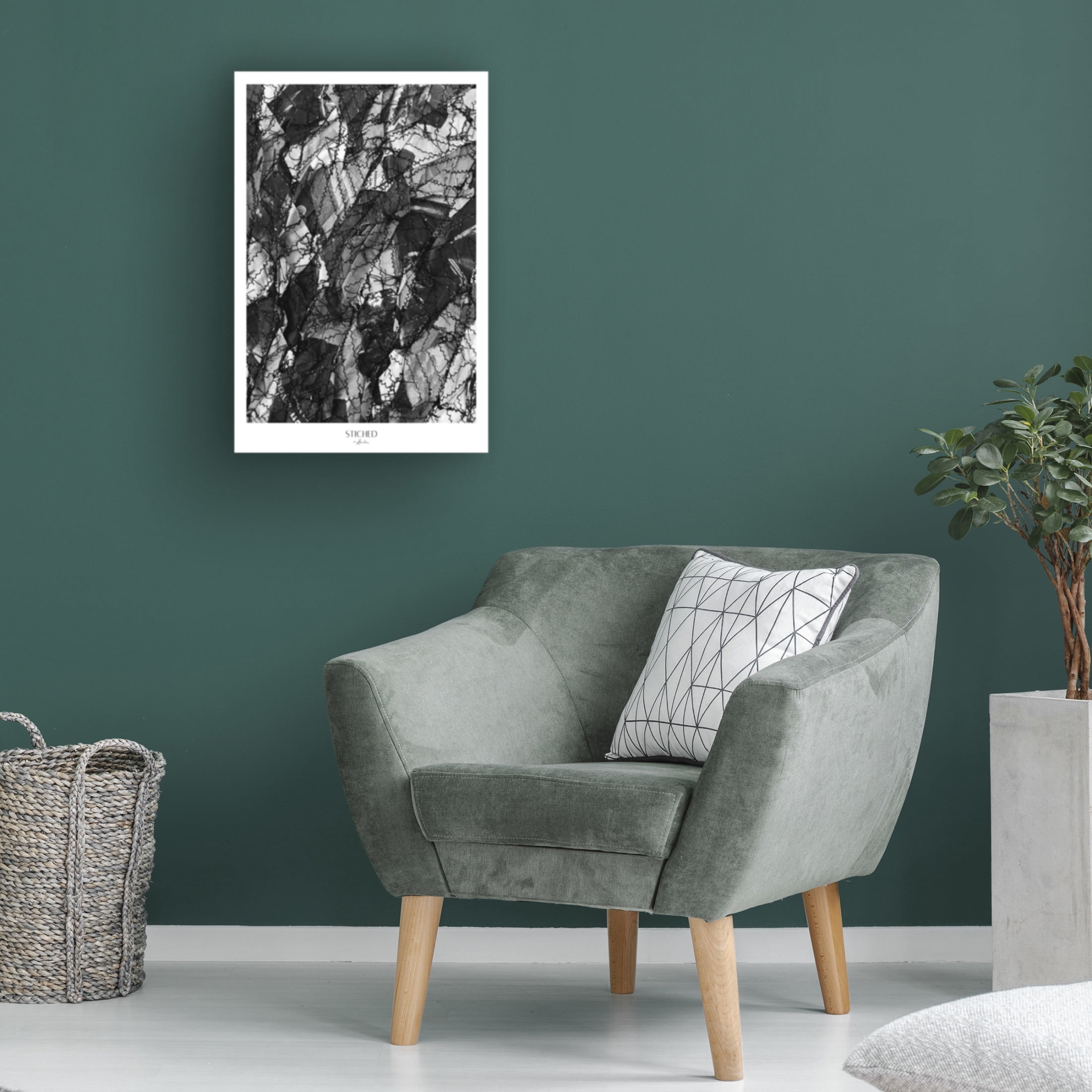 Trademark Fine Art Annika John Stitched Canvas Wall Art
