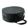 thumbnail image 2 of Shinysix Cable Storage Carry Bag for Caravans and Gardening EquipmentBlack Round Water Hose Storage Bag with Double Zip and Carry Handle (16 Inch), 2 of 7