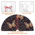 thumbnail image 4 of Pofeuu Butterfly1 Print Christmas Tree Skirt, Merry Christmas Skirt Xmas Tree Ornaments for Xmas Holiday Party Decorations-30", 4 of 7