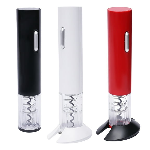 TOOL1SHOoo Electric Wine Opener Automatic Electric Wine Bottle Corkscrew Opener with Foil Cutter(Stainless Steel)