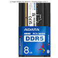 thumbnail image 2 of Memoria RAM Adata 8GB DDR5 4800MHz (Modelo AD5S48008G), 2 of 3