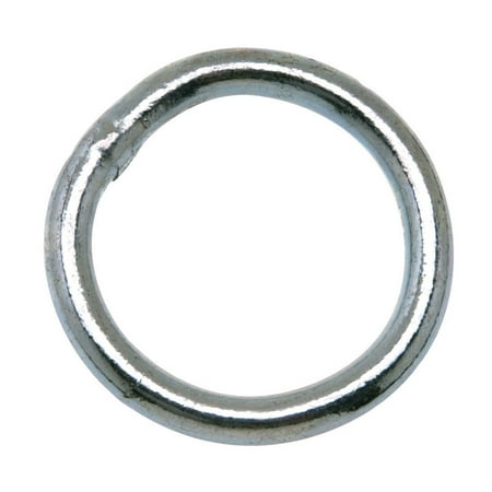 

Campbell Chain Welded Ring 200 Working Load Limit Zinc Steel 2-1/2 Dia. Pack of 10