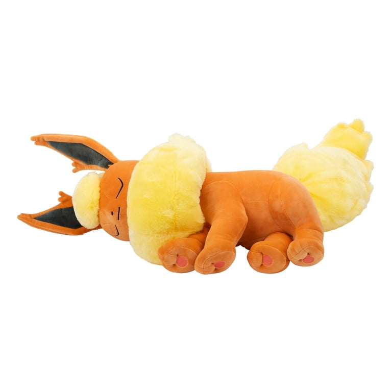 Pokémon Flareon Sleeping Plush - 18-inch Premium Plush in Sleeping Pose