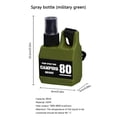 thumbnail image 3 of 3uds. Botella de spray 80ml Bomba de camping Envase cosmético vacío recargable Verde militar, 3 of 3
