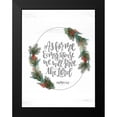 thumbnail image 2 of Imperfect Dust 15x18 Black Modern Framed Museum Art Print Titled - Joshua 24:15, 2 of 5