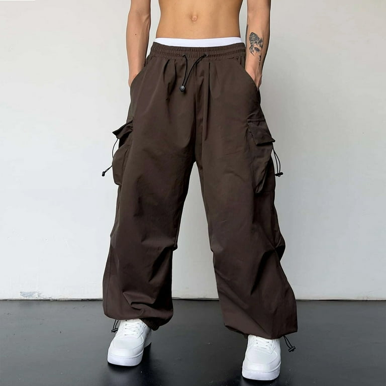 Mens parachute cargo pants deals