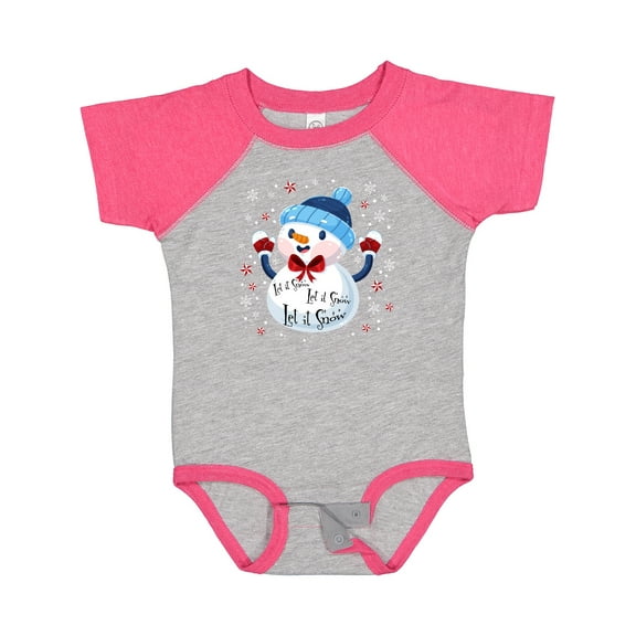 Inktastic Holiday Snowman Boys or Girls Baby Bodysuit