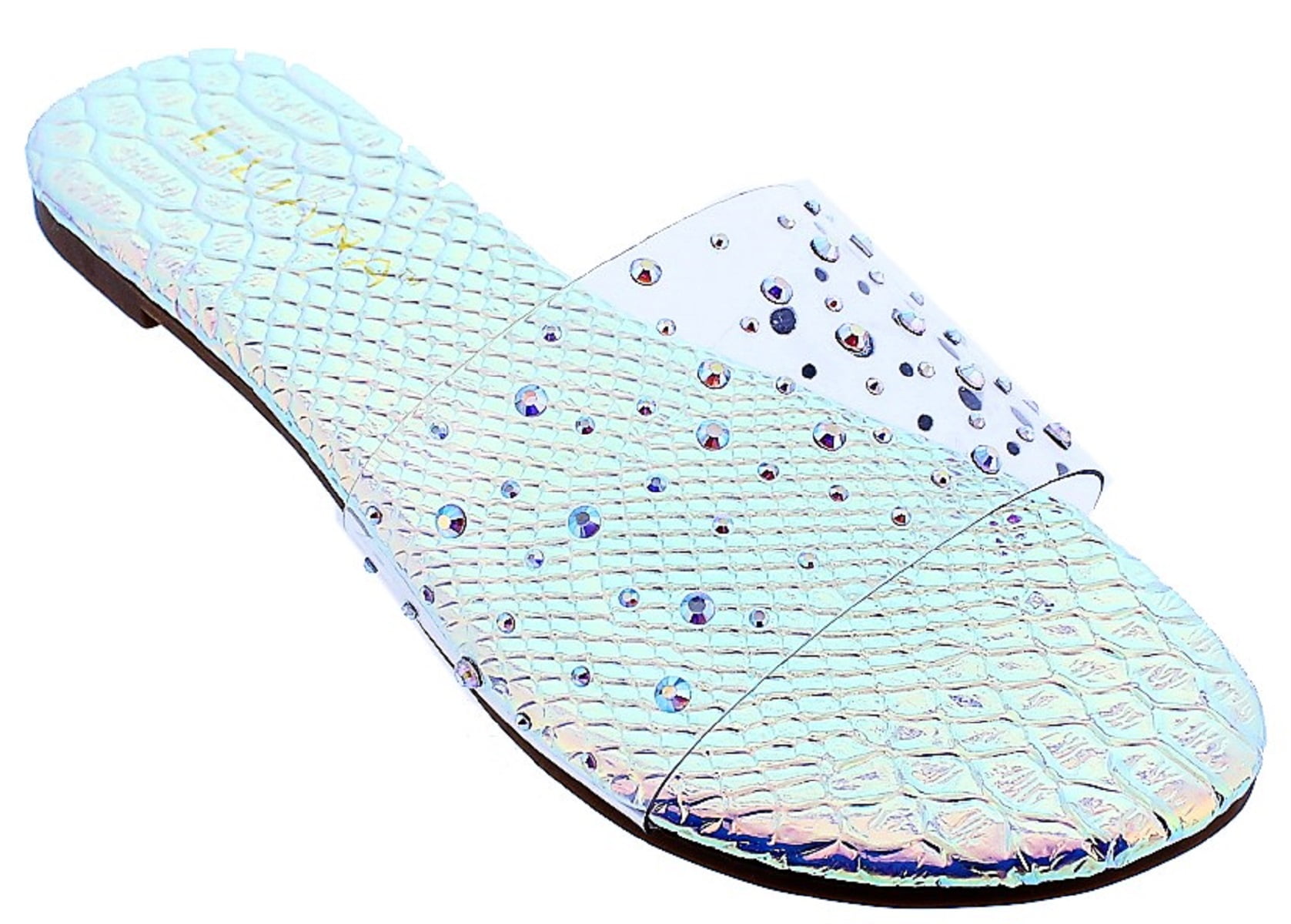 clear rhinestone slides