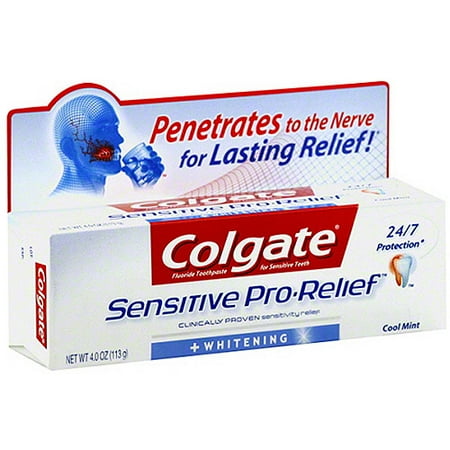 Colgate Sensitive Pro-Relief + Whitening Cool Mint Toothpaste  4 oz