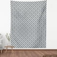 thumbnail image 3 of Ambesonne Bear Fabric by the Yard Upholstery, Modern Forest Animals Joy, 10 Yards, Pale Blue Black White, 3 of 4