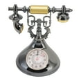 thumbnail image 3 of Reloj despertador con teléfono vintage, único, elegante, preciso, para mesita de noche, decoración para el hogar, cafetería, oficina YF020 1, 3 of 14