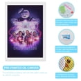 thumbnail image 3 of Ghostbusters Diamond Art Kits for Adults Diamond Art Gem Art Painting Full Drill Round Art Gem Painting Kit for Home Wall Decor 8"x12", 3 of 7