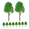 thumbnail image 6 of COSMOBETTY 20Pcs Architecture Model Materials for House Decoration Green Plastic 7.5in Height, 6 of 7