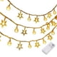 thumbnail image 2 of Guirnalda De Luces Led Transparentes Para Árbol De Navidad, 1.5 M, 10 Luces Led Blancas Cálidas A Pilas, Para Decoración Navideña En Interiores Y Exteriores, Color Blanco (1 Unidad) Rkxzt, 2 of 9