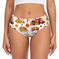 thumbnail image 1 of Balery Fall Farm Pumpkin Ropa Interior de Algodón para Mujer con Dibujo – Braguitas Cómodas y Elásticas, Estilo Clásico-Medium, 1 of 6