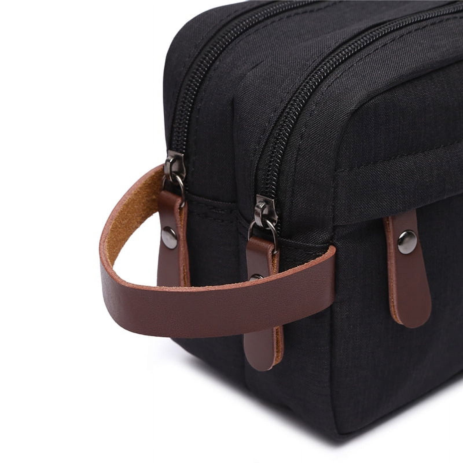Muka Toiletry Bag for Men, Hanging Travel Dopp Kit, Shaving Bag for Toiletries Accessories-Grey